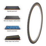 30TPI Mountain Bike Tire 27.51.95 Mountain Tyre Bike Replacement Tire V1369-AZ3-W-15869