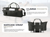 Travel Duffle Bag with Trolley Sleeve, Weekender Overnight and Gym Bag for Carry On Travel, Hospital V1189-LC-AMZ-00110