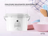 Orku 5Kg Fine Calcium Sulphate Gypsum Powder Tub - Dihydrate Food Grade FCC E516 V238-SUPDZ-40142244446288