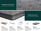 26cm Mattress Bed Giselle Single MATTRESS-B-CG26-S