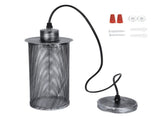 Industrial Style Mesh Lampshade E27 Iron Art Pendant Light Shade for Bar Cafe AC85265VRetro Silver V1294-YM0901-3119210017212