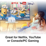 Laser 220 Series Gaming and Movie Bluetooth Projector with Screen V1031-PJ-220FHD-699