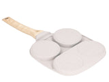 Egg Frying Pan Stick Proof Even Heating Flat Base Aluminum Alloy Pancake Pan for Induction Cooker V1294-YM0626-3118220339012