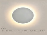30CM White Touch Eclipse Wall Light 2Pcs Stepless Dimming V1221-XM-LB448-GM31