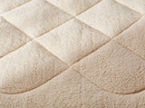 DreamZ Mattress Topper 100% Wool Underlay Double MT1003-WOOL-D-WH