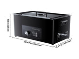 30L Ultrasonic Cleaner, Professional Ultrasonic Cleaner Machine with Knob Control, Stainless Steel V952-SPLXNAJKZCSBWD6B9001V3