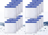 16 Count Large Filters Compatible with Whisper Bio Bag Filters, Large Aquarium Filter V1258-DP02-WO-650