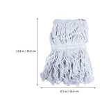 3 PCS Replaceable Mop Detachable Top Plastic Cloth Trapeadores Floor Cleaning V1369-AZ3-W-17434