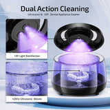 White Ultrasonic Cleaner with UV Light for Dentures, Aligners & Jewelry V888-ELOSUNG22982