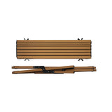 Levede Folding Camping Table Chair Set Oak OD1046