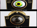 2-Piece White Halloween Animated Eyeball Doorbell - Spooky Light-Up Prop with Scary Sounds for Party V888-ELOSUNG34559
