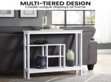 Sarantino Julian Console Table in White TBL-503-02-WH