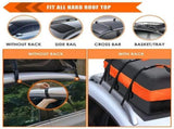 15 Cubic Feet Rooftop Cargo Carrier Bag - Foldable Car Rooftop Luggage Bag with Waterproof Sealing, V888-ELOSUNG55538