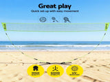 Everfit 3M Badminton Tennis Net Portable Volleyball Kit Yellow SN-B-PB-YE