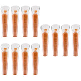 Dry Yeast Measuring Cup Reusable Graduated Sealing Clip 12 Sets Jugs Coffee Container Cups Resin V1369-AZ3-W-17457