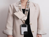 Clip and Go Phone Strap with Zipper Pouch,Crossbody Adjustable Chain Lanyard with PU Leather Wallet V1189-LWWAL-20260325-00102