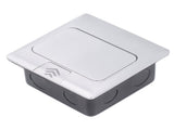 Pop Up Floor Outlet Box Embedded IP44 Waterproof Weatherproof USB Floor Electrical Outlet for Dining V1294-YM0901-3114240048311