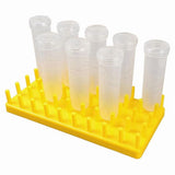 24Pcs 50Ml Large Floral Tubes with Rack Holder for Leaf, Stem and Flower Cutting V1369-AZ3-W-11532