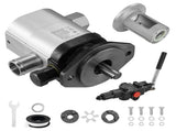 Hydraulic Wood Log Splitter Pump Kit, 22GPM, 2 Stage 4000PSI Aluminum Hydraulic Gear Pump, with V952-YYPMB22GPM4003RCQV0