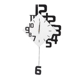 Frameless Pendulum Wall Clocks Number Decoration DIY Assembly Modern Wall Clocks with Silent V1294-YM0715-3115220051911