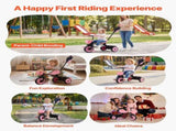 Toddler Tricycle & Stroller for 18 Months to 5 Year Old, Kids Trike with Parent Push Handle, V952-DSTGBDDPHLLBNEG56001V0