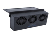 Solar Powered Car Exhaust Fan 3 Heads Odor Removal Multifunctional Air Purifier Cooling Fan for Home V1294-YM0901-3113240151211