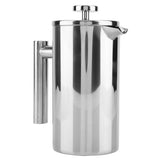 Double Walled Stainless Steel Coffee Maker French Press Tea Pot with Filter V1294-YM0727-JY11375-02