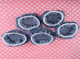 Ortofally 5 PCS Car Polishing Waxing Coral Fleece Bonnets Pads - 9-10 inch Grey V1189-LWWAL-20260327-03356