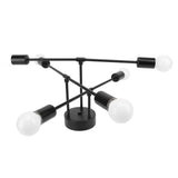 LED Flush Mount Ceiling Light Fixture Iron Art Modern 6 Light E26 Bulbs Chandelier for Bedroom V1294-YM0901-3119240122711