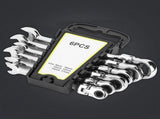 6Pcs Flexible Head Multi functional Ratchet Conination Spanner Wrench 8-17mm Repair Tools Set V1294-YM0722-JY04703