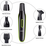 Nose Hair Trimmer Rechargeable 5 in 1 Nose Trimmer for Men Women Electric Ear Hair Trimmer,Beard V1192-AZ-W-17525