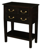 Tasmania 3 Drawer Sofa Table - Chocolate V199-ST003SLC