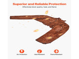 Leather Welding Cape Sleeve, Heavy Duty Flame Resistant Cowhide Safety Cape Sleeves for Men Women, V952-DPKDPKNPXLM0BW738001V0