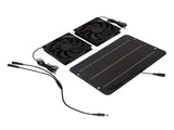 Solar Powered Fan Kit Waterproof Portable 10W 12V for Chicken Coop Greenhouse Dog House Shed Exhaust V1294-YM0703-3114230003911