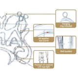 0.96M Christmas Lights Merry Christmas 288 LED Decorations Jingle Jollys XMAS-MOT-D-MERYCHRIS-MC