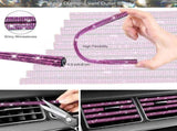 30Piece Bling Car Accessories Set - Universal Fit Steering Wheel Covers, License Plate Frames, Phone V1192-AZ-W-6355