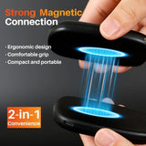 2PCS of rechargeable hand warmers with COB lights, featuring rapid heating, 3djustable modes,nd V1232-BXSNSQ001