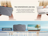 SKYWORTH 24-Inch 12V Portable TV,3-Hour Battery,1080P FHD,Wide Viewing Angle,Smart Google TV, HDR10, V1398-24LP60G