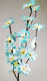 1 Set of 50cm H 20 LED Blue Frangipani Tree Branch Stem Fairy Light Wedding Event Party Function V382-BLUFRANGISTEMBATT