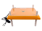 Chicks Brooder Heater with Dustproof Plate Yellow 12.1x12.1in Adjustable Height Angle Chick Brooder V1294-YM0901-3111230247213
