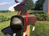 Unique Cow And Horse Mailbox Metal Wall Mounted Mailbox Outdoor Garden Decoration V1294-YM0718-220913SM02-1