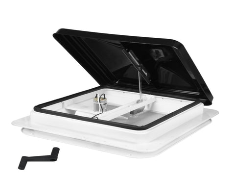 Manan Caravan Roof Vent 12V Fan RV Black CAR1040-BK_NZ