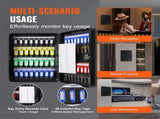 48-Key Cabinet, Key Safe with Combination & Key Lock, Digital Security Storage Box Steel Key V952-YCAQJHS48PCSWJCW9V0