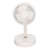 Stand Fan Folding Portable Telescopic Floor Desk Fan 7200mAh Rechargeable Battery Super Quiet V1294-YM0901-3113240042011