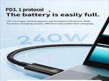 Data cable CtoC 240w 1m-Black V1221-DATA-CABLE-CTOC-240W-1M-BLACK