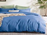 100% Cotton Navy Blue Maribel Dahlia Quilt / Doona / Duvet Cover set V745-AQ082048Q3