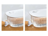 Beverage Drink Dispenser Large Capacity Food Grade Thickened Leakage Proof Cold Kettle with Faucet V1294-YM0703-3118230119411
