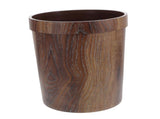 Trash Can with Fixed Ring Design and NonSlip Bottom for Home Office Use Black PP Material 1 Piece V1366-AZ2-W-21820