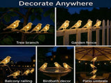 Solar Powered Outdoor String Lights With Bird Garden Patio Fairy Lights For Yard Desk Lamp with V1366-AZ2-W-27842