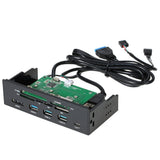 Sunshine-tipway STW 5.25" Internal Card Reader Media Multi-Function Dashboard PC Front Panel Type-C V1369-AZ3-W-16454